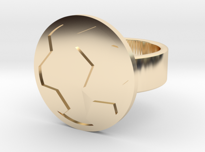 Soccer Ball Ring 3d printed