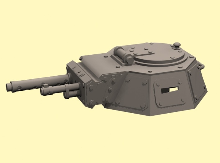 28mm Kimera looted armour turret 1 3d printed