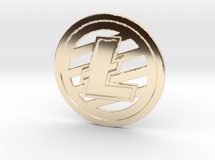 Litecoin (2.25 Inches) 3d printed