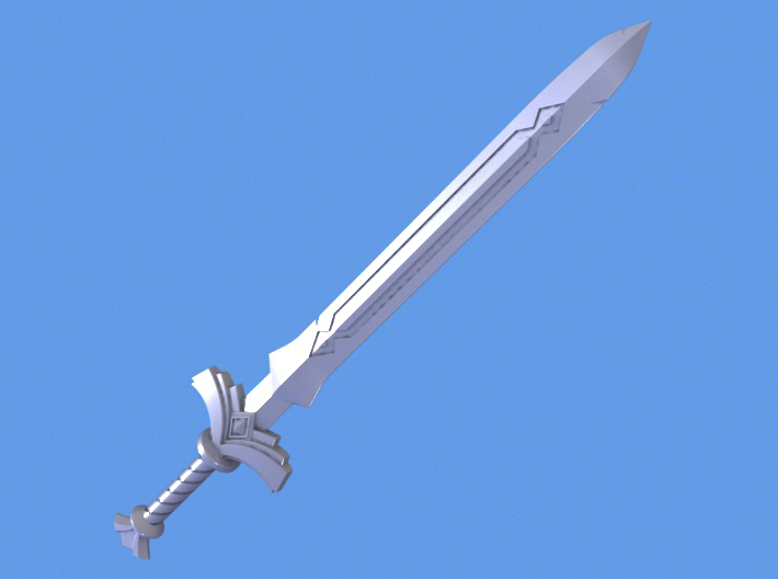 "BotW" Goddess Sword 3d printed Solidworks render.
