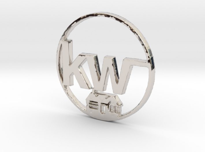 Kw key chain 3d printed