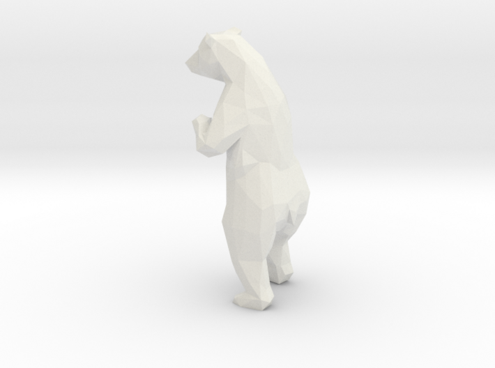 14cm Low Poly Bear Statue 3d printed 