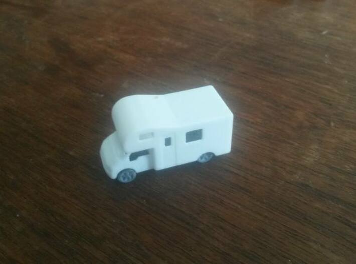 N Gauge Transit Mobile Caravan 3d printed 