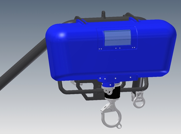 EC 155 Winch for Police Helicopter 3d printed
