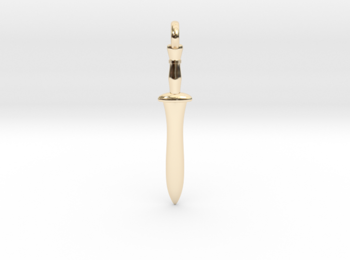 Xiphos Sword Pendant/Keychain 3d printed