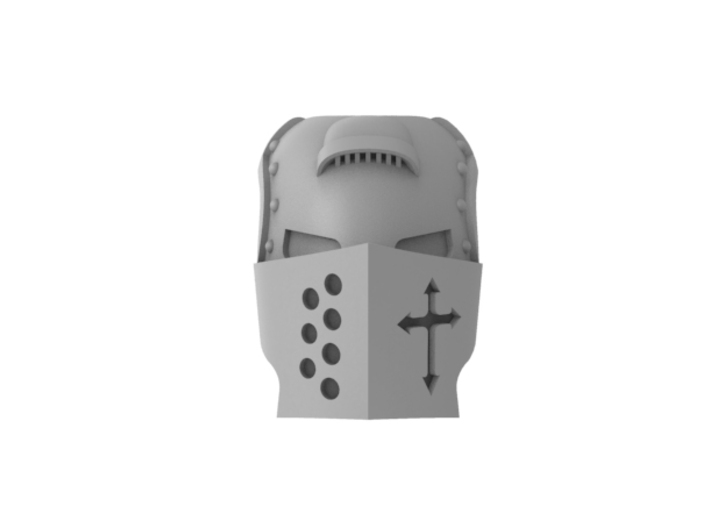 Templar Knight - Mask 3d printed 