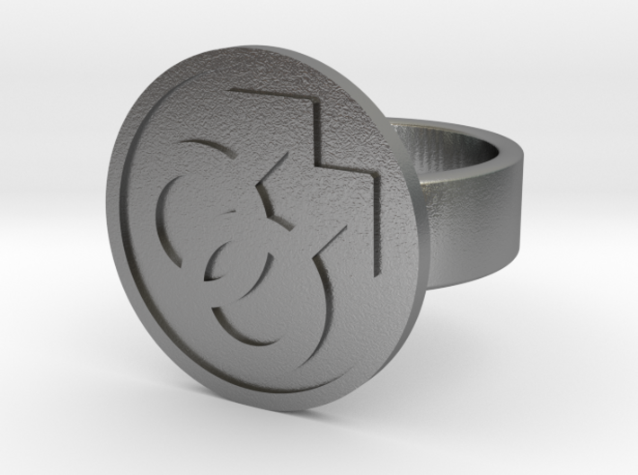 Double Male Ring 3d printed
