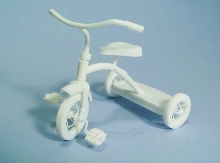 Mini Tricycle with moving parts 3d printed 