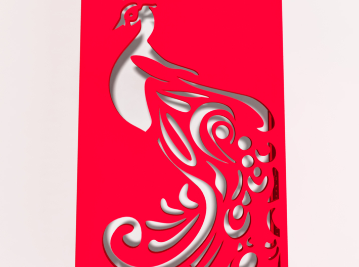 Peacock iphone Case 3d printed