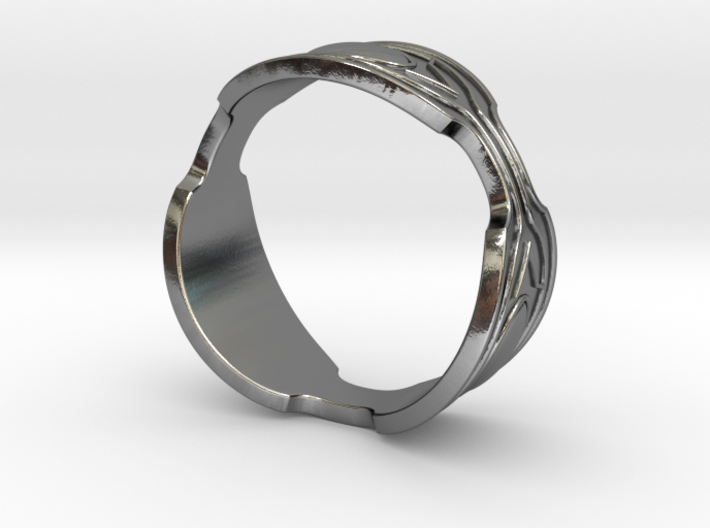 Black panther Ring replica 3d printed