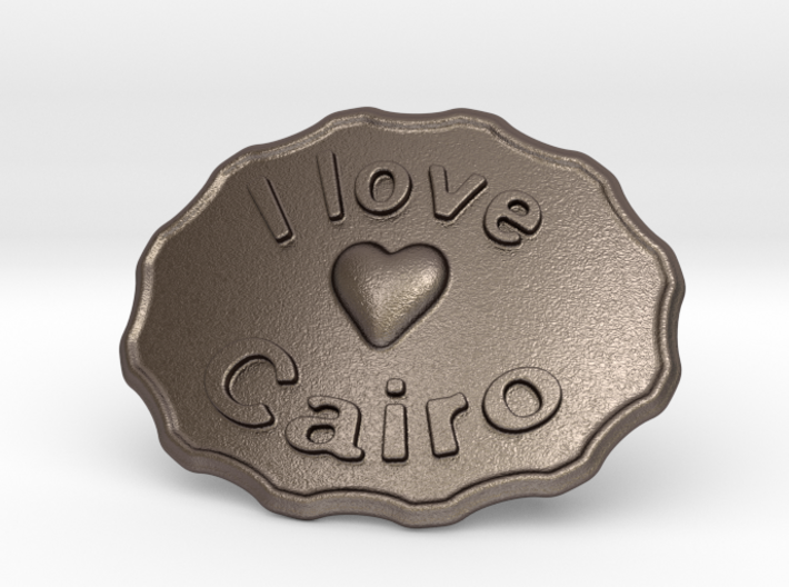 I Love Cairo Belt Buckle 3d printed