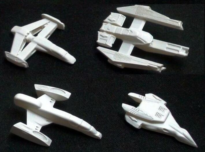 4x Human Fighters 30-40mm, Assembly required 3d printed Description