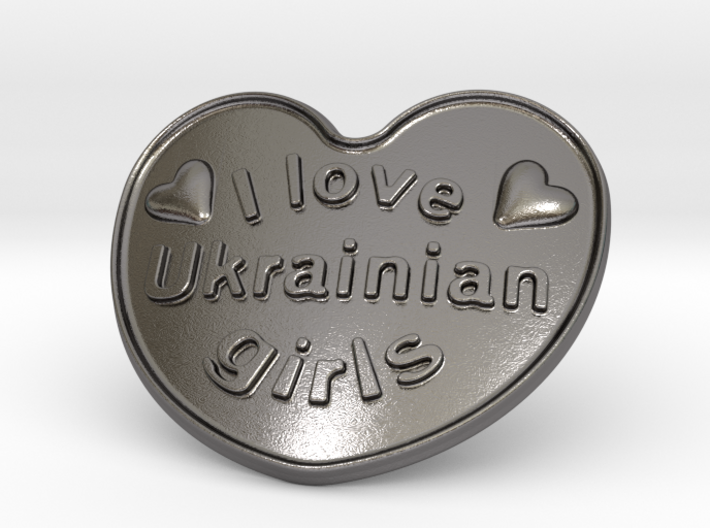 I Love Ukrainian Girls 3d printed