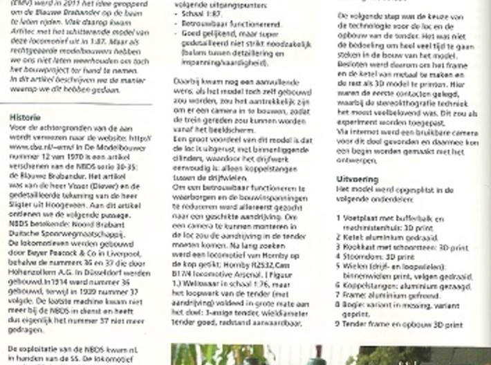 Loc-Voetplaat 3d printed Modelbouwer magazine nr3-2014