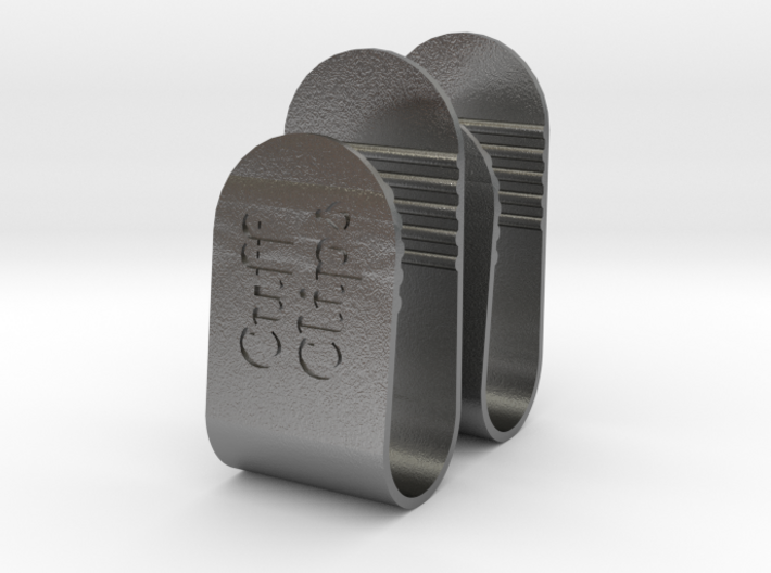 Cuff Clips - Metal (pair) 3d printed