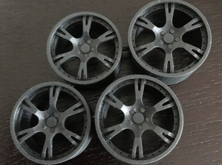 Set Wheels 6 Sporz² for Aoshima Aventador 3d printed 