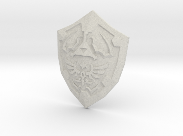 Hylian Shield curved for display 3d printed