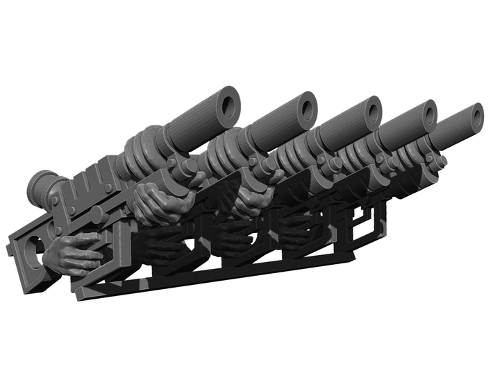Laser Rifle Weapons Pack 3d printed