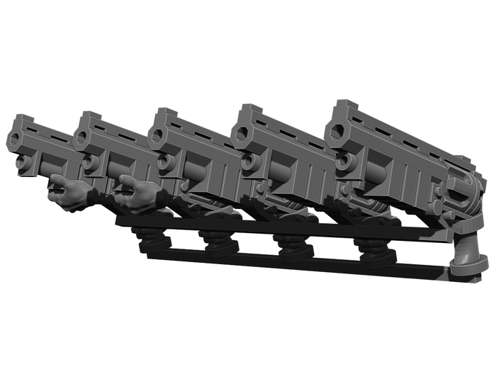 Revolver Rifle Weapons Pack 3d printed 