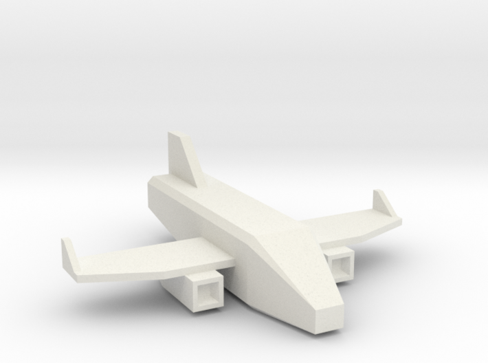 Low Poly 3D Airplane 3d printed
