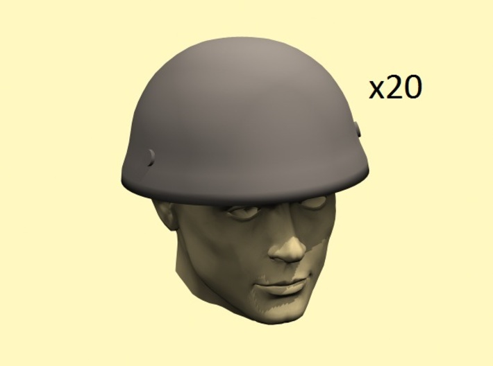 28mm WW2 British para helmets 3d printed
