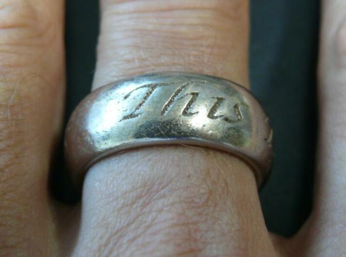 This Too Shall Pass ring size 10 3d printed This