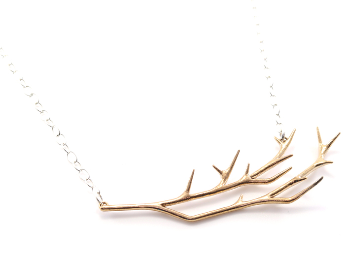 Delicate Branches Pendant 3d printed
