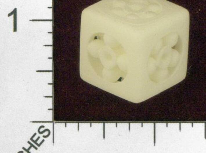 Ball Bearing 6-Sided Die 3d printed Photo by Kevin Cook