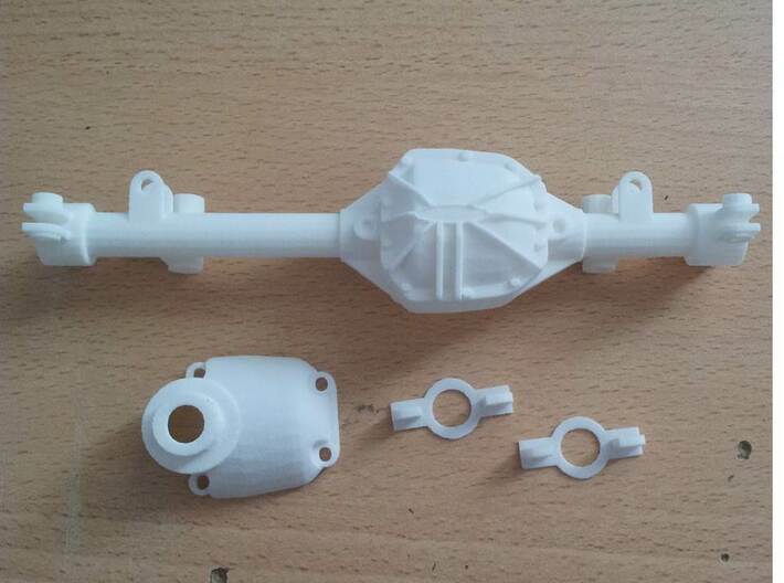 CC01 REAR AXLE HOUSING JOIN WITH DAMPER MOUNT 3d printed 