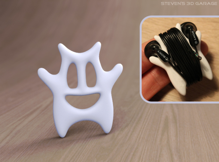 MP3 Cable Winder Guy (type A) 3d printed