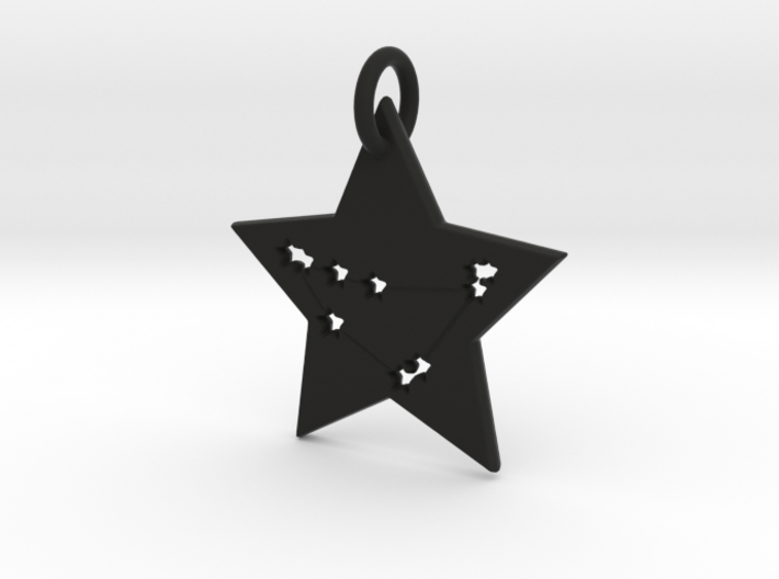 Capricorn Constellation Pendant 3d printed