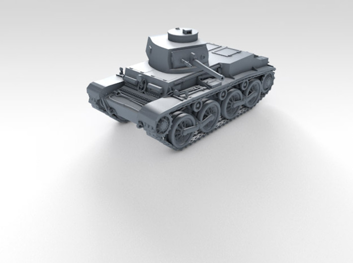 1/160 German Pz.Kpfw. T 15 Experimental Light Tank 3d printed 3d render showing product detail