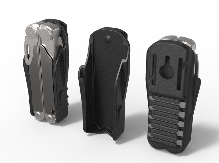 Holster for the Leatherman Wave, Closed Loop 3d printed Accurate CAD design. 
