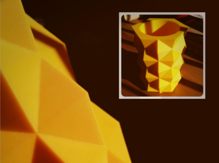 Prism Vase 3d printed Sample/prototype in 3D Printed ABS