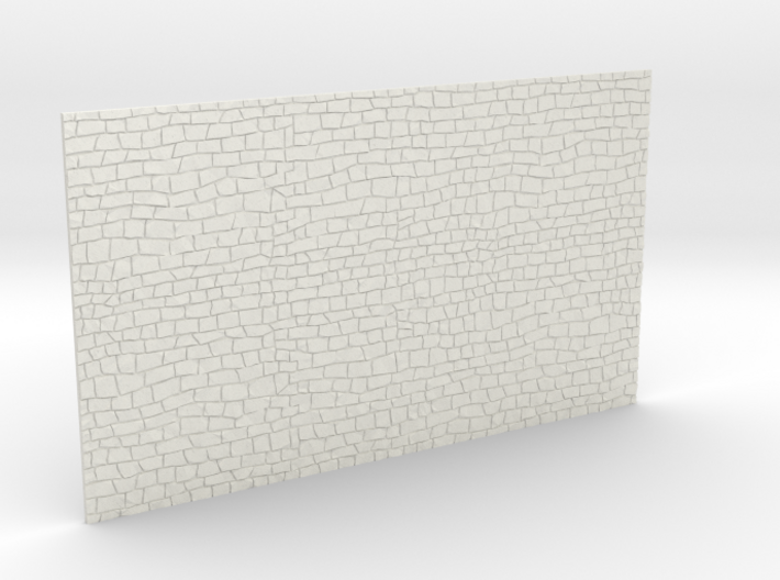 HOF002 - Wall in rubble stone 3d printed 