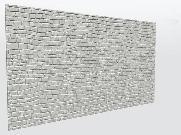 HOF002 - Wall in rubble stone 3d printed