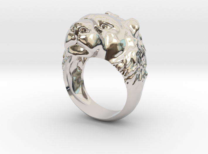 Lion Ring New 3d printed