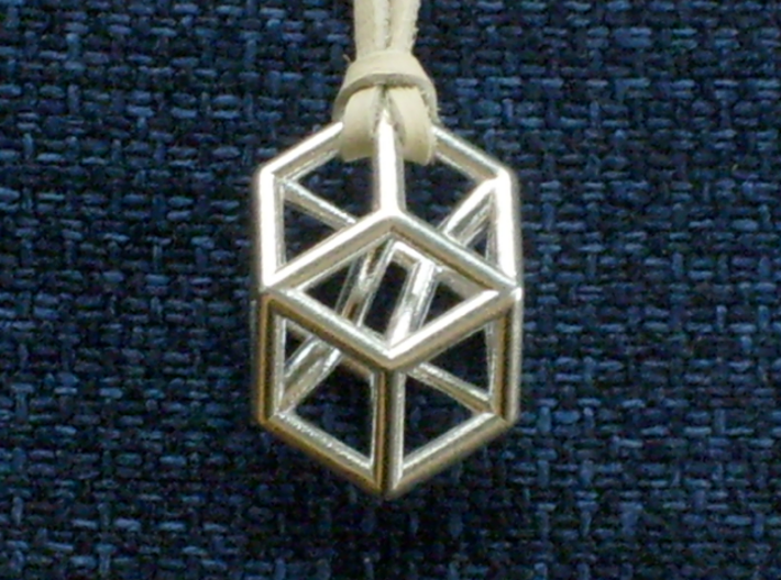 Bilinski Tesseract Pendant 3d printed
