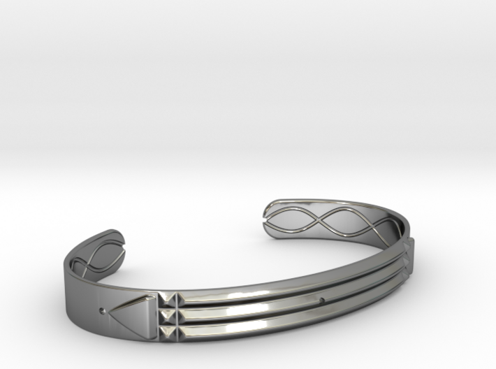 Atlantis Cuff Bracelet 3d printed