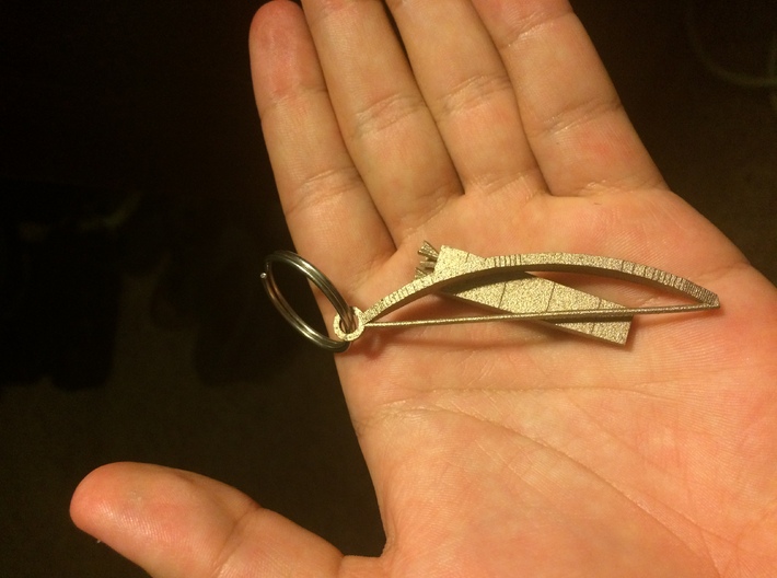 Bow and Quiver Charm  3d printed scale