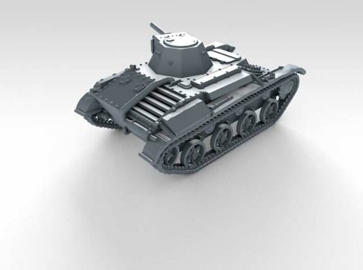 1/160 (N) WW2 Russian T-60 Scout Tank  3d printed 3d render showing product detail