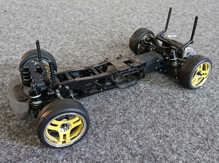Tamiya M04RR-XL Conversion Spacer 3d printed Combined with M04 Wide Shocktower