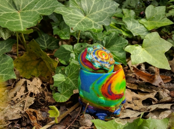 Colorful Jewelry Box 3d printed Blending in Nature