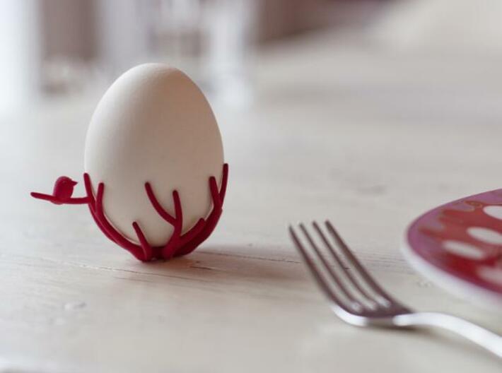 birdsnest-eggcup 3d printed birdsnest eggcup