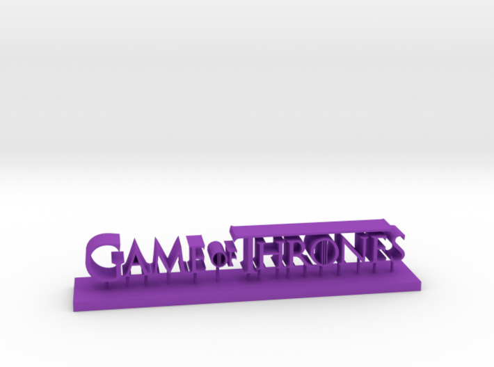 Logo game of thrones 3d printed