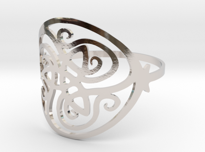 Beautiful Ring 3d printed
