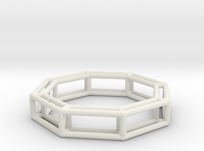 wireframe ring 3d printed