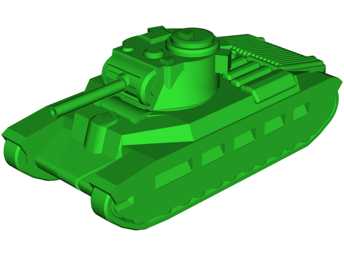 A12 Matilda-2 Infantry Tank 3d printed