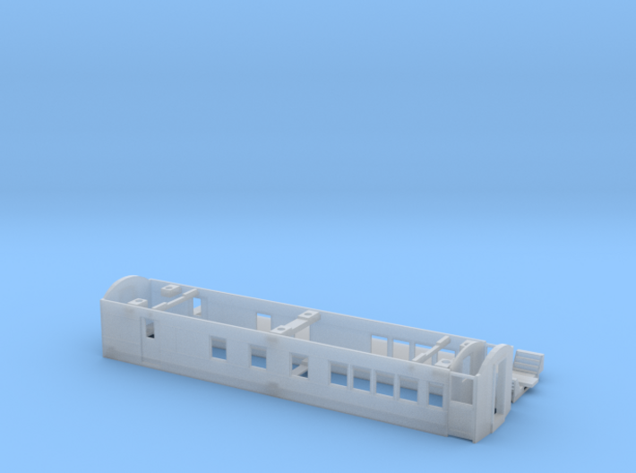 CNR C-1 Mail-Coach Body (HO Scale) 3d printed