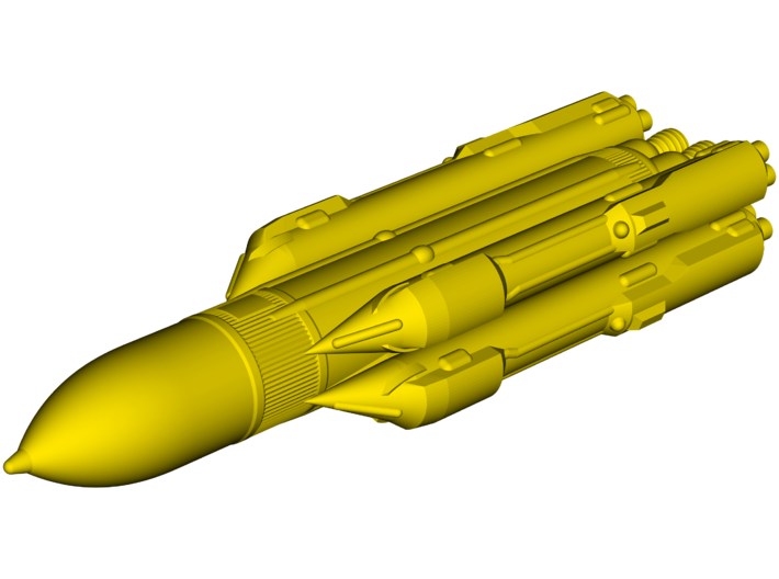 Energia [11K25] Heavy-Lift Launch Vehicle 3d printed